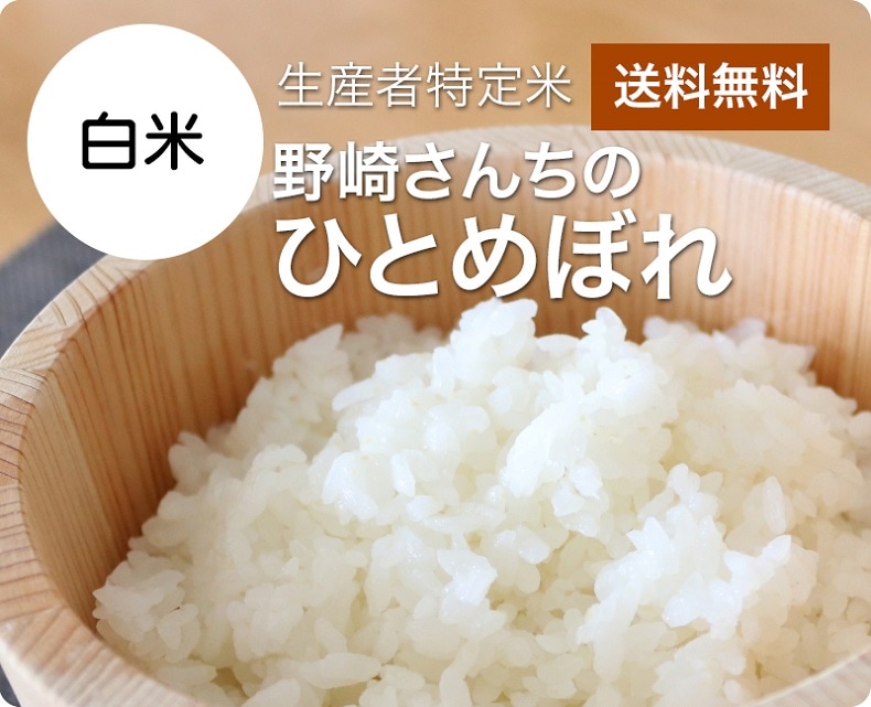 令和5年産 野崎さんちのひとめぼれ　白米5kg