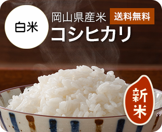令和7年産 岡山県産コシヒカリ　白米20kg