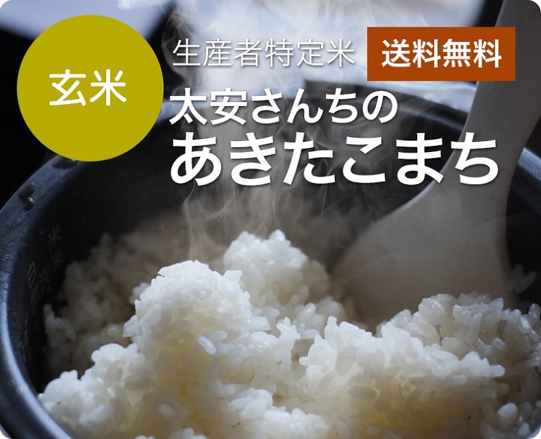 令和7年産 太安さんちのあきたこまち　玄米10kg