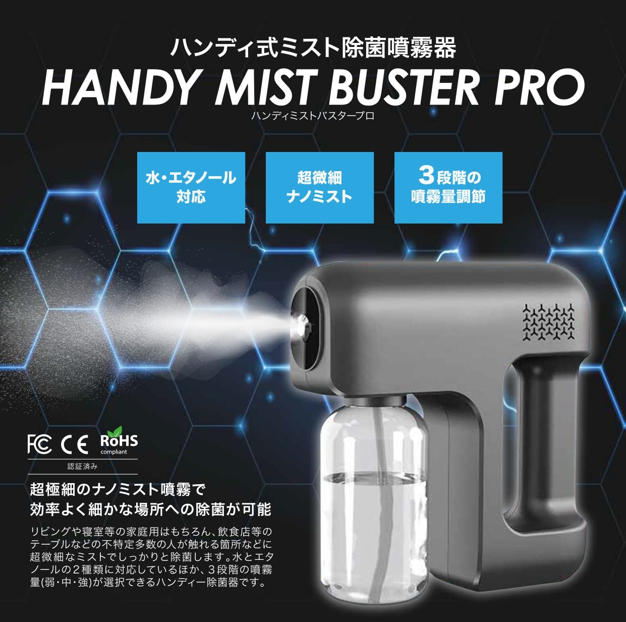 ハンディミスト 消毒 殺菌