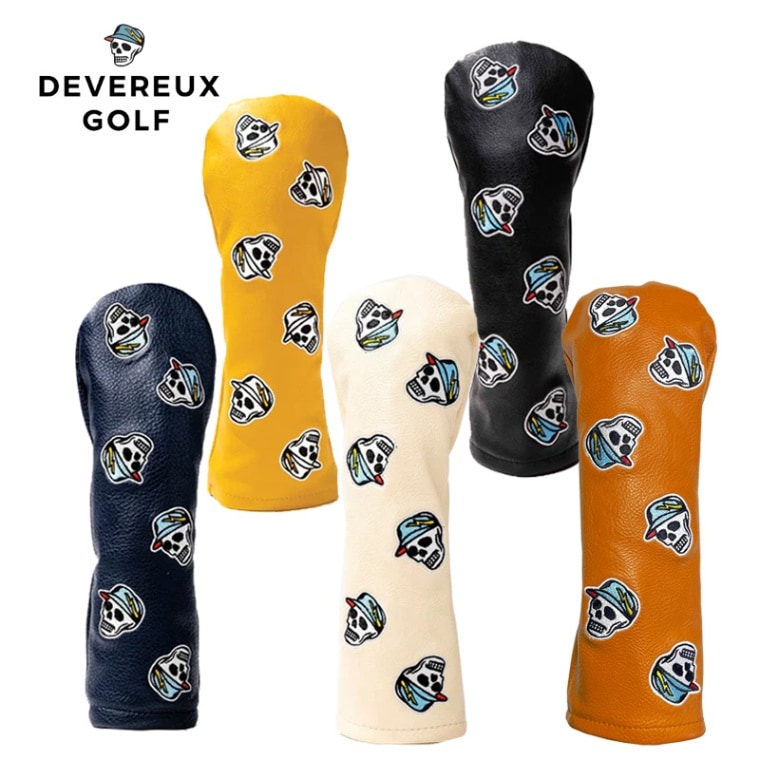【未使用】DEVEREUX GOLF - FWヘッドカバー スカルキャディー ヘッドカバー FW用(ヘッドカバー（FW