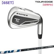 �ĥ������å� Tour Edge Exotics 2026 MAX �������� 6�ܥ��å�(#5-9,PW) FUJI VENTUS BLUE/BLACK �����ܥ󥷥�ե� US����