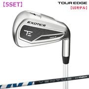 �ĥ������å� Tour Edge Exotics 2026 MAX �������� 5�ܥ��å�(#6-9,PW) FUJI VENTUS BLUE/BLACK �����ܥ󥷥�ե� US����