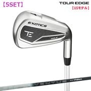 �ĥ������å� Tour Edge Exotics 2026 MAX �������� 5�ܥ��å�(#6-9,PW) FUJI VENTUS WHITE/BLACK �����ܥ󥷥�ե� US����
