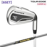 �ĥ������å� Tour Edge Exotics 2026 MAX �������� 6�ܥ��å�(#5-9,PW) �����ʥߥå�������� �ߥå� 100 �������륷��ե� US����