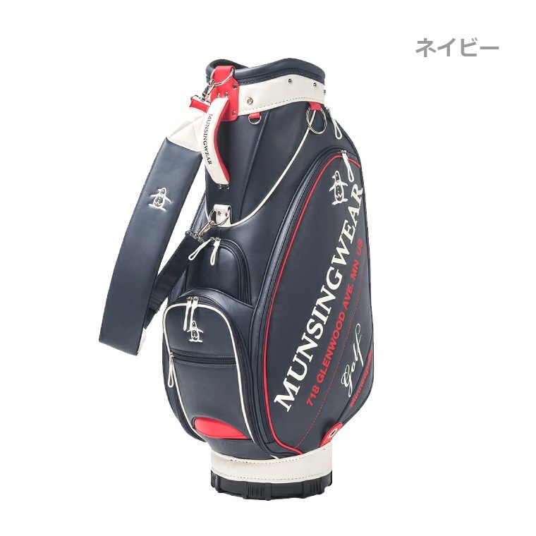 マンシングウェア 2025 ゴルフ メンズ 大口径 キャディバッグ