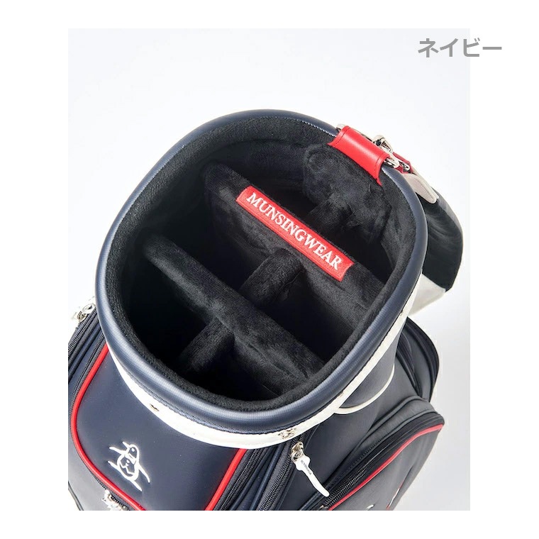 マンシングウェア 2025 ゴルフ メンズ 大口径 キャディバッグ