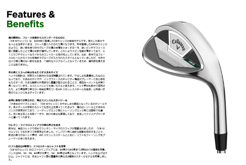����������� 2025 CB12 �����å� N.S.PRO 950GH neo �������륷��ե� ���������� callaway