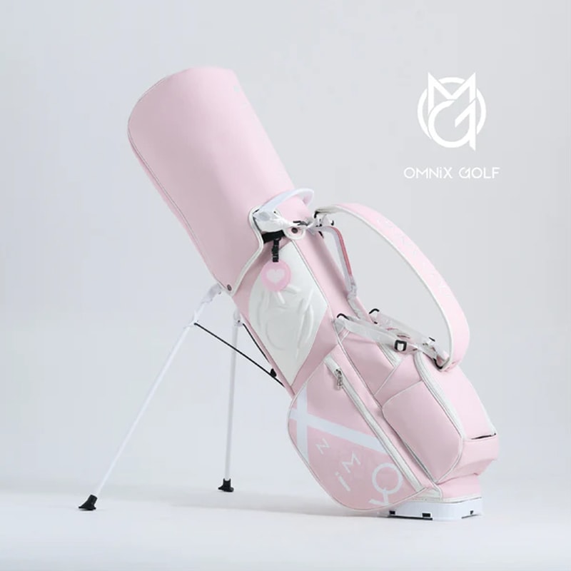 OMNIX GOLF JAPAN ����� ����ǥ����Хå� Matte Dark Blue Warrior/Heart Pink ����������