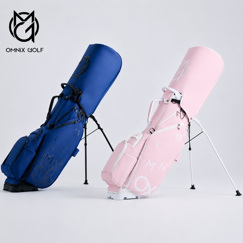 OMNIX GOLF JAPAN ����� ����ǥ����Хå� Matte Dark Blue Warrior/Heart Pink ����������