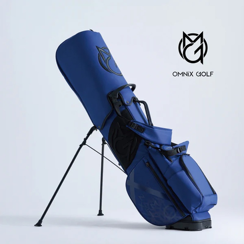 OMNIX GOLF JAPAN ����� ����ǥ����Хå� Matte Dark Blue Warrior/Heart Pink ����������