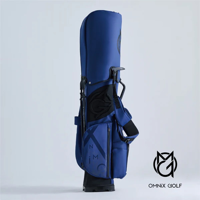 OMNIX GOLF JAPAN ����� ����ǥ����Хå� Matte Dark Blue Warrior/Heart Pink ����������