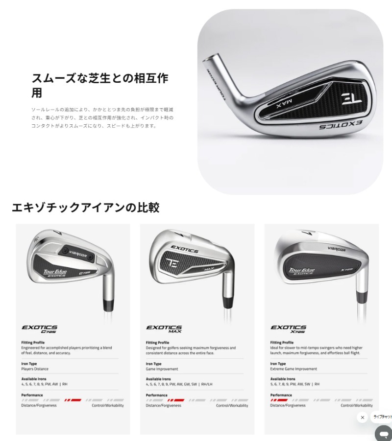 �ĥ������å� Tour Edge Exotics 2026 MAX �������� 5�ܥ��å�(#6-9,PW) FUJI VENTUS WHITE/BLACK �����ܥ󥷥�ե� US����