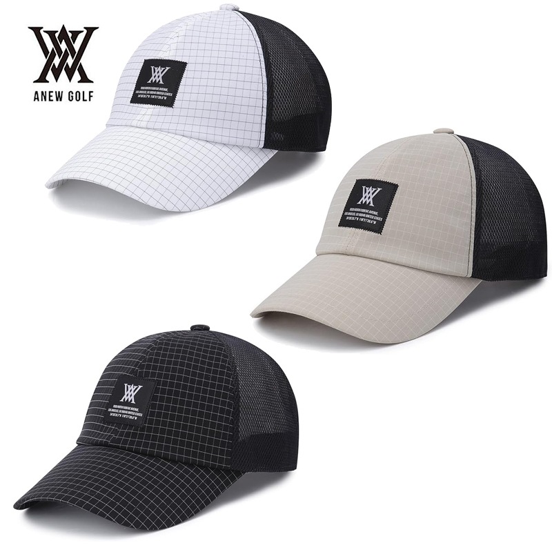 ANEW GOLF メッシュキャップ ANEW アニュー (M) RIP MESH CAP リップメッシュキャップ メンズ
