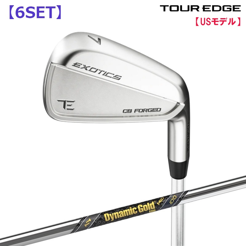 �ĥ������å� Tour Edge Exotics 2026 CB �������� 6�ܥ��å�(#5-9,PW) �����ʥߥå�������� �ߥå� 100 �������륷��ե� US����