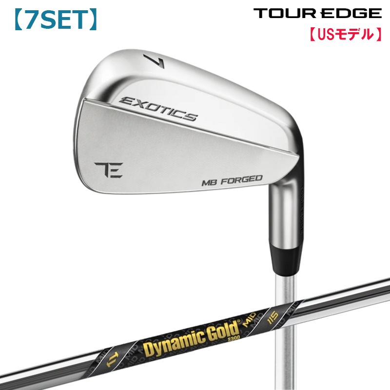 �ĥ������å� Tour Edge Exotics 2026 MB �������� 7�ܥ��å�(#4-9,PW) �����ʥߥå�������� �ߥå� 115 �������륷��ե� US����
