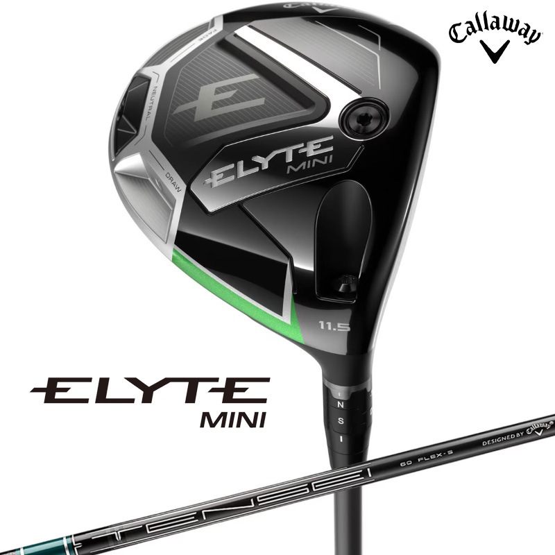 ��¨Ǽ��2025 ����������� ELYTE ���꡼�� �ߥ� �ɥ饤�С� TENSEI GREEN 60 for Callaway ����ե� ���������� elyt