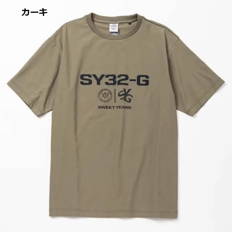 ��¨Ǽ��2025 SY32 ����� ��� ��å��ͥå� T����� MOCK TEE SYG-25S033 ����������