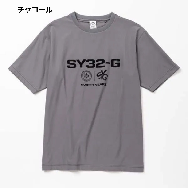 ��¨Ǽ��2025 SY32 ����� ��� ��å��ͥå� T����� MOCK TEE SYG-25S033 ����������