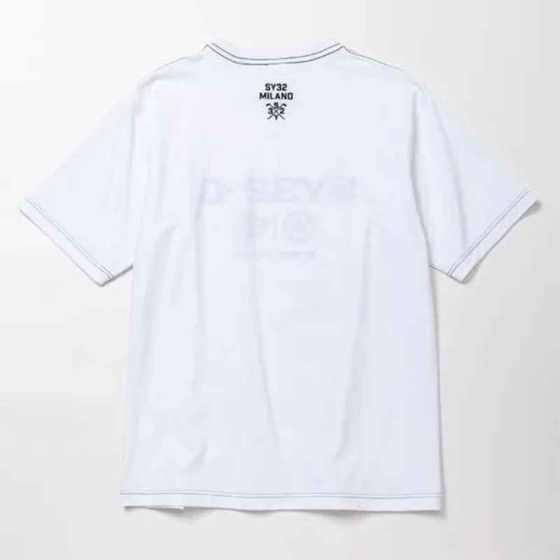 ��¨Ǽ��2025 SY32 ����� ��� ��å��ͥå� T����� MOCK TEE SYG-25S033 ����������