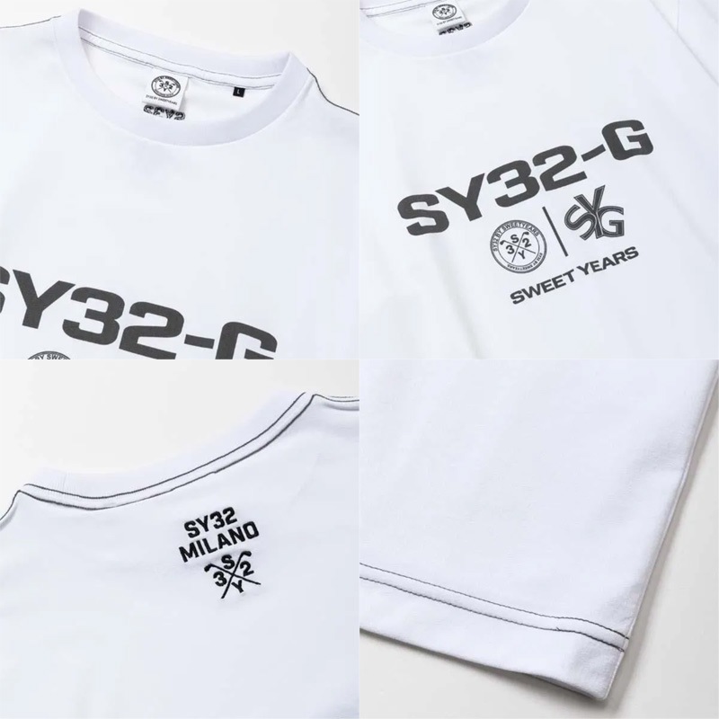 ��¨Ǽ��2025 SY32 ����� ��� ��å��ͥå� T����� MOCK TEE SYG-25S033 ����������