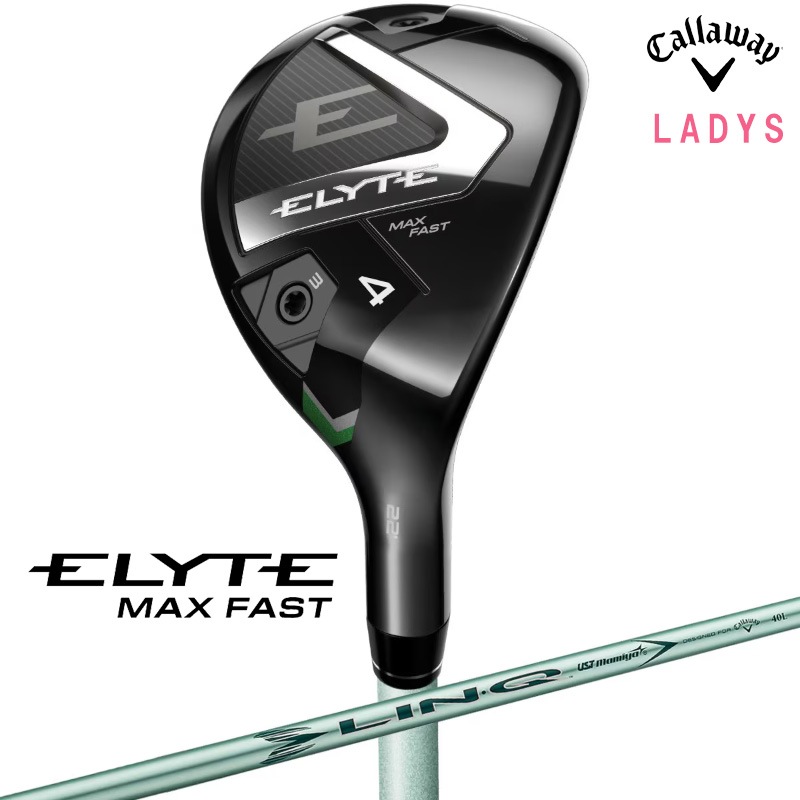���ò�/¨Ǽ��2025 ����������� ELYTE ���꡼�� MAX FAST ��ǥ����� �桼�ƥ���ƥ� LIN-Q GREEN 40 for Callaway ����������