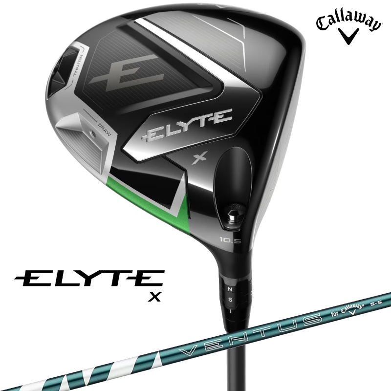 ���ò�/¨Ǽ��2025 ����������� ELYTE ���꡼�� X �ɥ饤�С� VENTUS GREEN 50 for Callaway ����ե� ����������