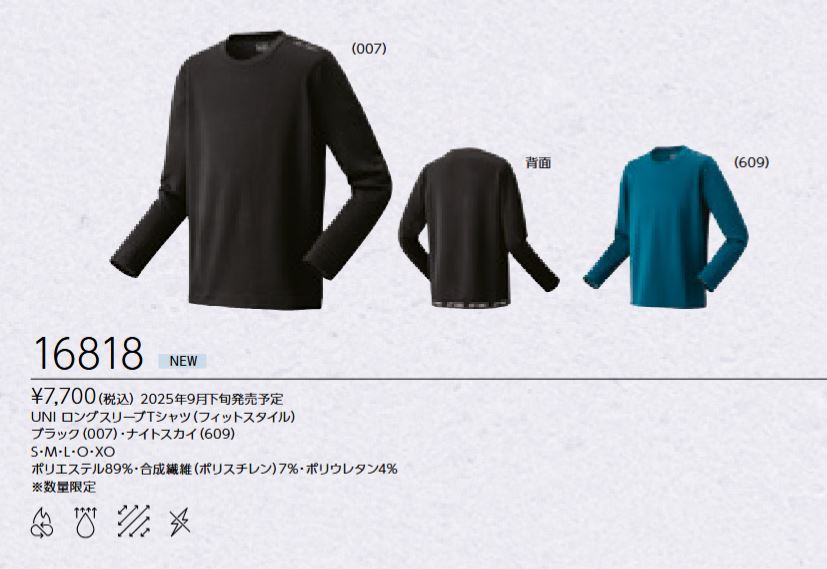 ヨネックス 16820 ウィメンズロングスリーブTシャツ（ナイトスカイ