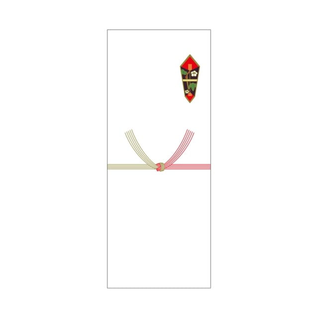 *短冊のし　5本結切（慶事用）