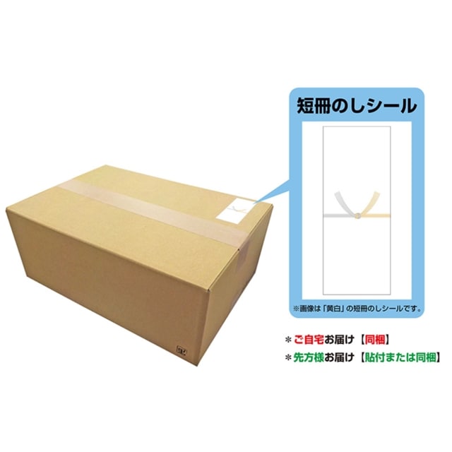 *短冊のし　黄白（仏事用）