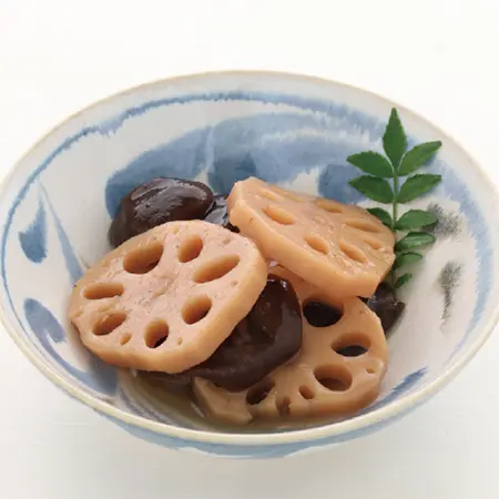 【茶良】れんこんしいたけ煮