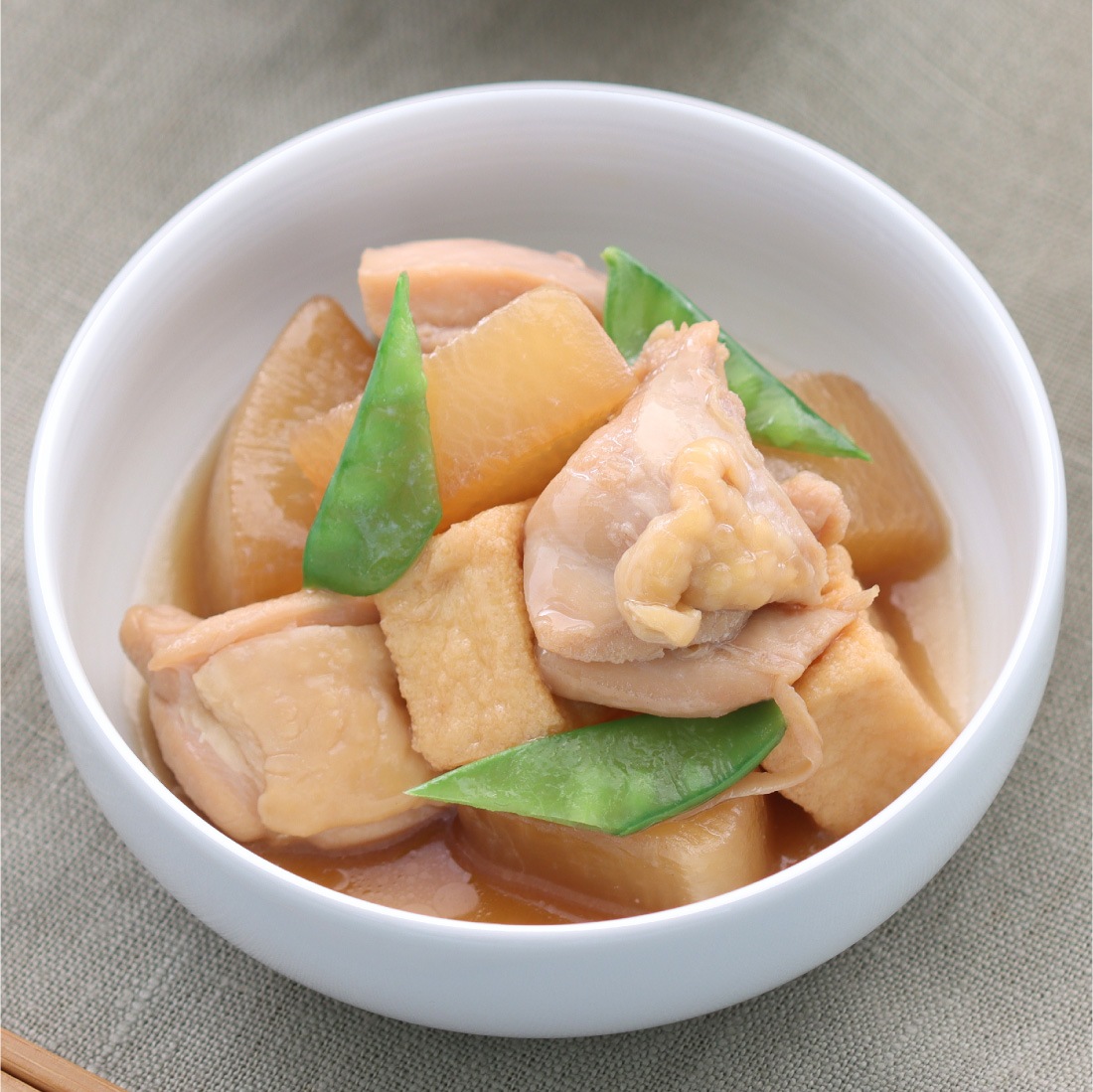 鶏大根と厚揚げの煮物（無添加）