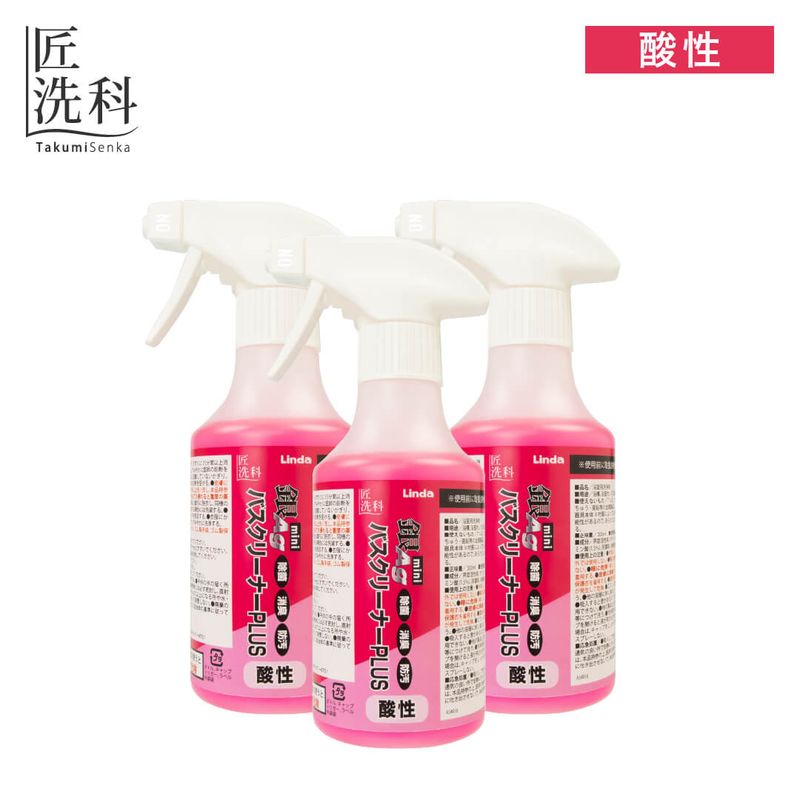 Linda 銀バスクリーナーPLUS 酸性 mini 3本セット