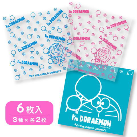 TWC　I’MDORAEMON粘着ラバーシート6枚入（3種各2枚）