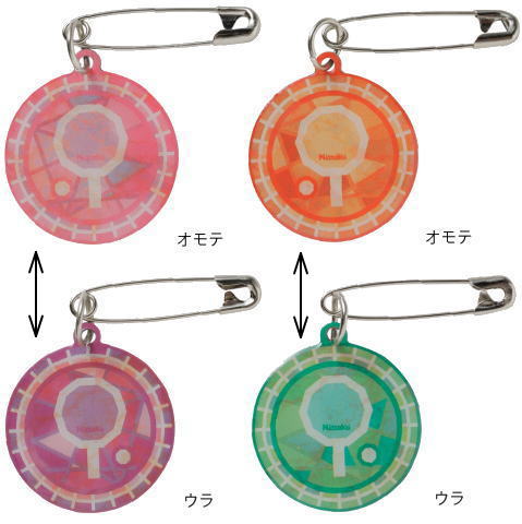 ニッタク　ゼッケンピンビードロ