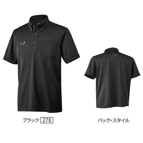 バタフライ　BO・ポロシャツ（ブラック）