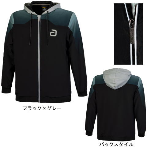 アンドロ　【お取り寄せ】アンドロサリヴァントラックスーツジャケット（ブラック×グレー）