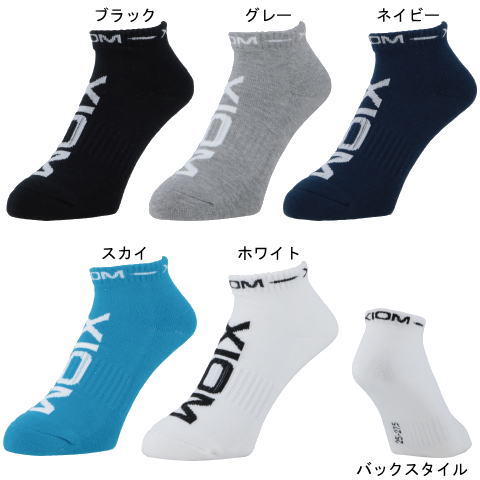XIOM　【在庫限り】カラーアンクルソックス