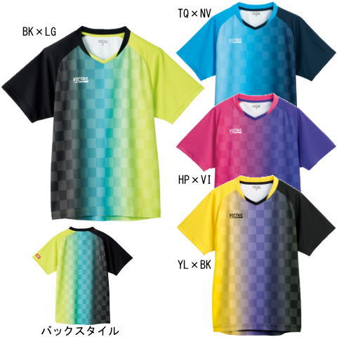 VICTAS　バーティカルグラデーションゲームシャツ