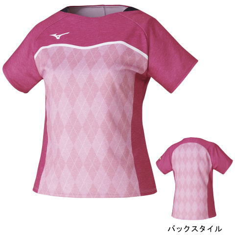 ミズノ　【在庫限り】平野美宇選手監修モデルゲームシャツ（ウィメンズ）（82JA1220）