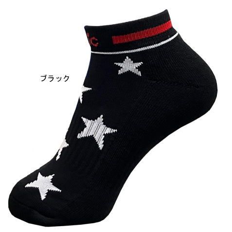JUIC　ホワイトスターソックス22－24CM