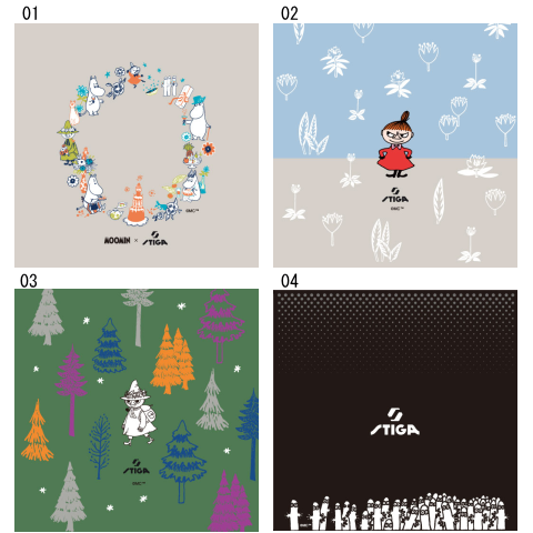 スティガ 【限定】STIGAラバー吸着シート【ムーミンシリーズ】 スティガ 【限定】STIGAラバー吸着シート【ムーミンシリーズ】