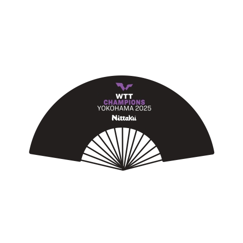 ニッタク　【WTTチャンピオンズ横浜限定】【紅双喜】扇子