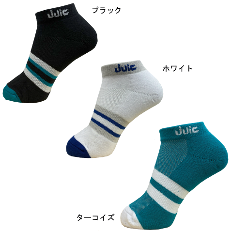 JUIC　ストライプモーションソックス　25－27CM