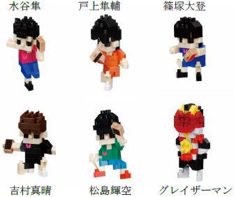 バタフライ　【限定】ナノブロック ミニナノ バタフライ卓球選手セット