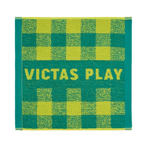 VICTAS　ブロックチェックハンドタオル