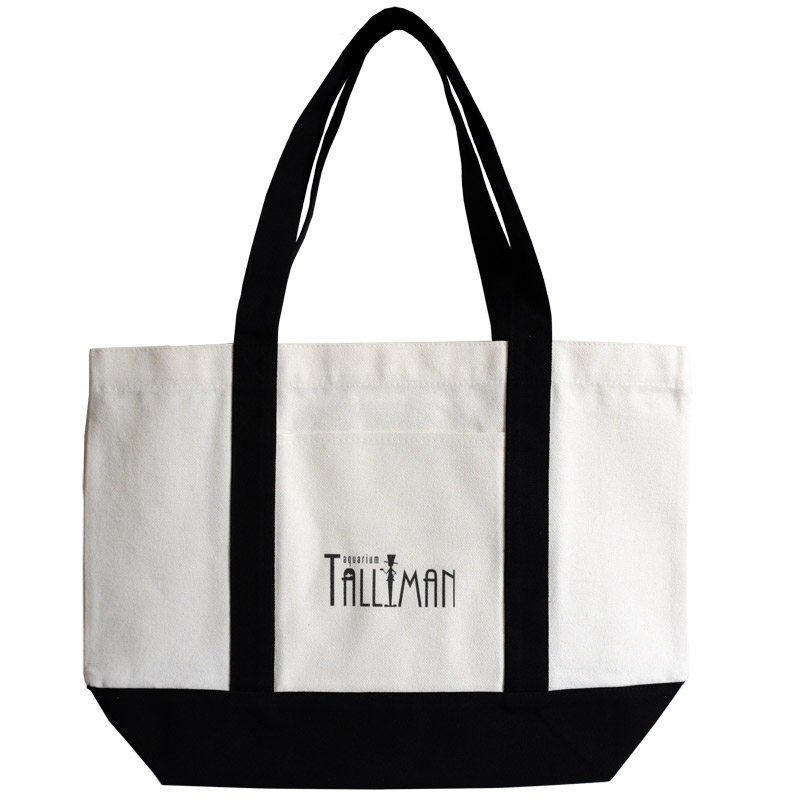 TALLMAN　ロゴ入りトートバッグ　(黒)