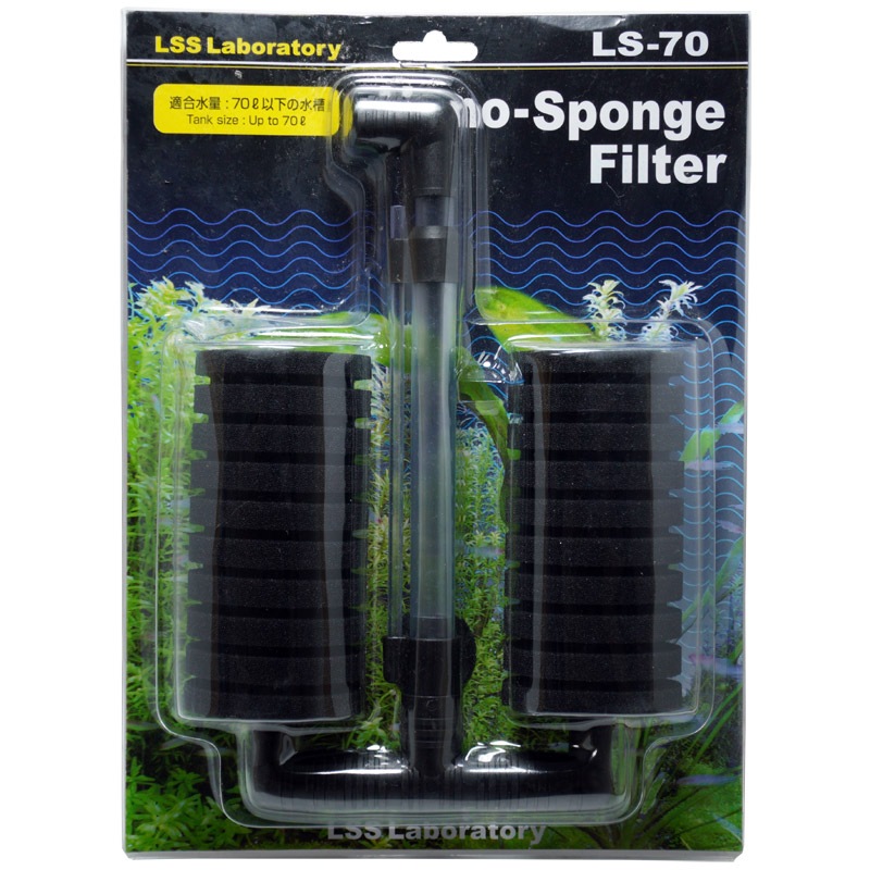 L水槽5本＋スポンジフィルターL5個