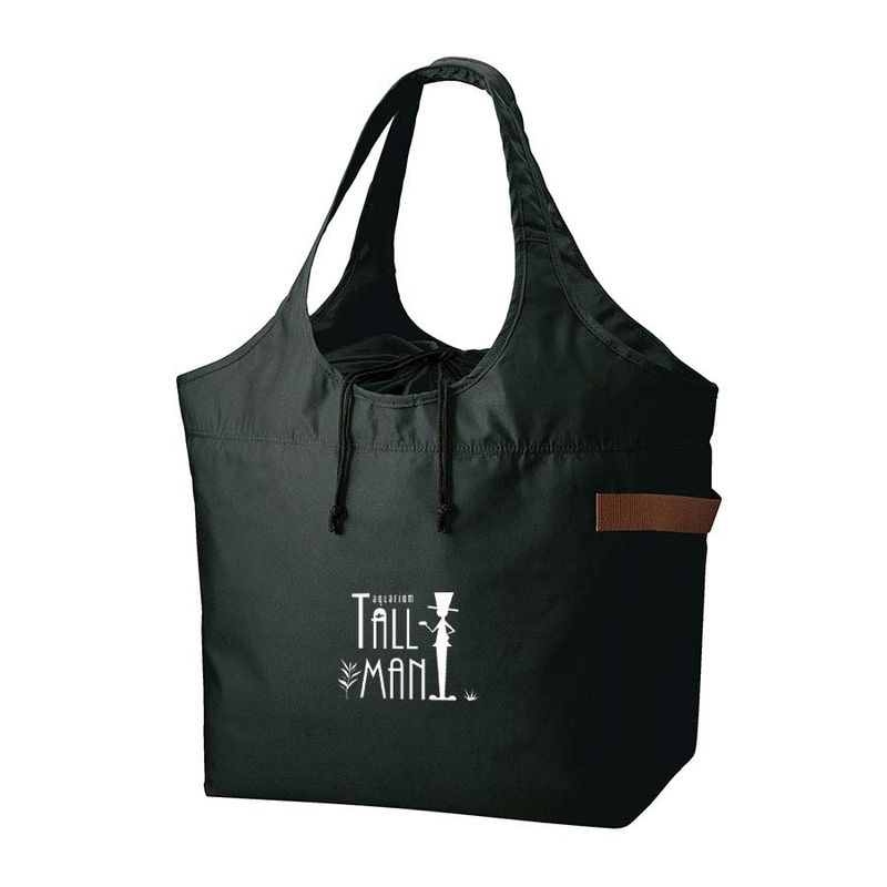 TALLMAN　ロゴ入りクーラービッグマルシェバッグ　ブラック