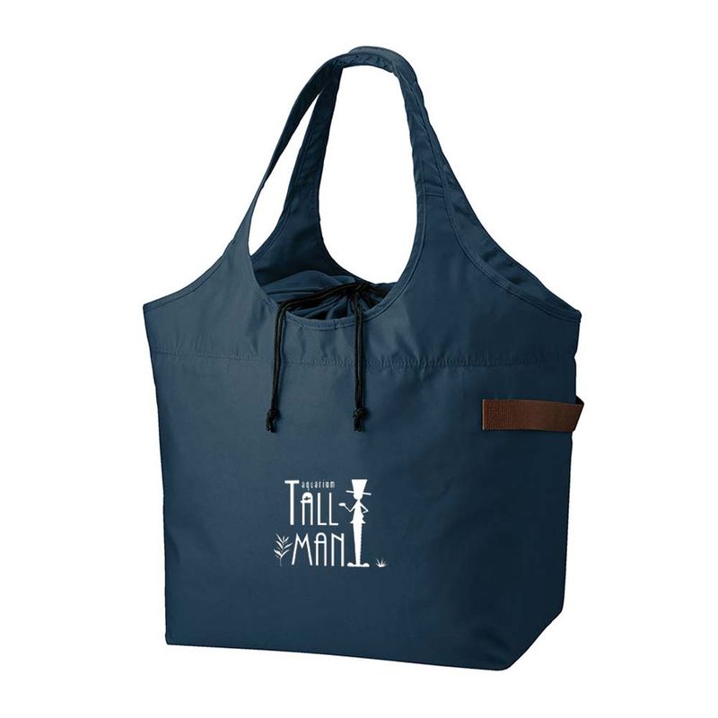 TALLMAN　ロゴ入りクーラービッグマルシェバッグ　ネイビー